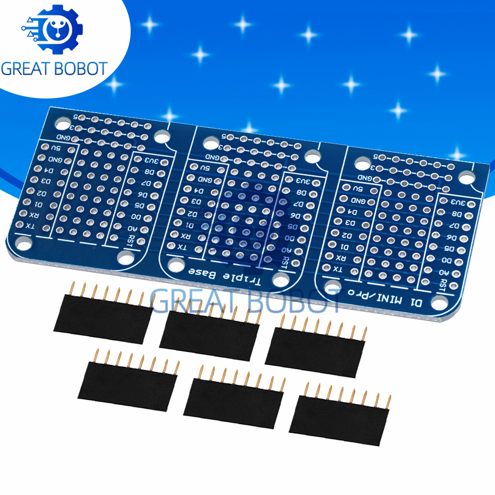 Wemos D1 Mini - لوحة وموس دي1 ميني ذات وجهين