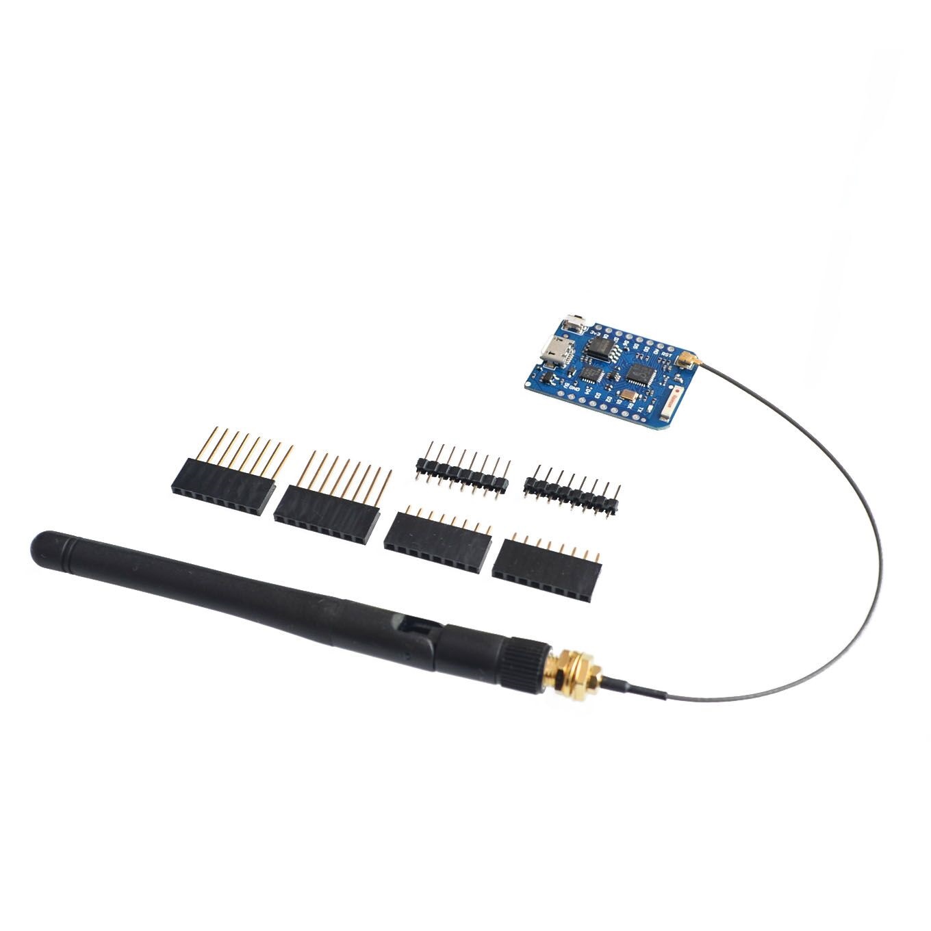 WEMOS-موصل هوائي خارجي ، لوحة  - مراجعة Wemos D1 وسعره