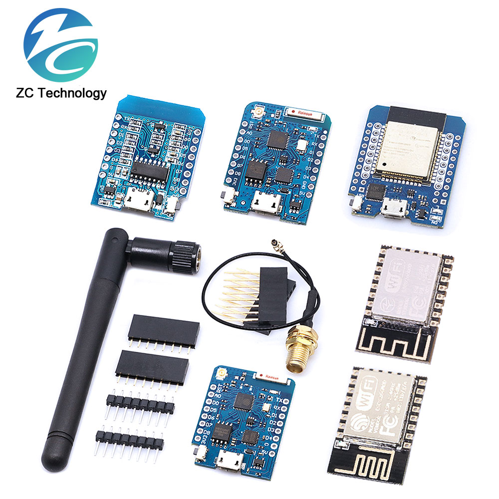 ESP8266 ESP-12 ESP-12F CH340G  - مراجعة Wemos D1 وسعره